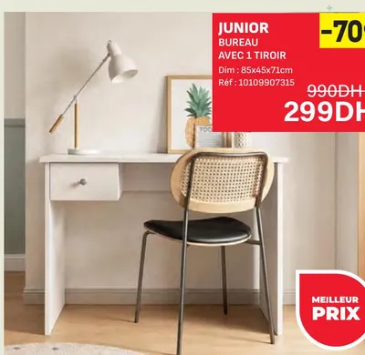JUNIOR BUREAU AVEC 1 TIROIR